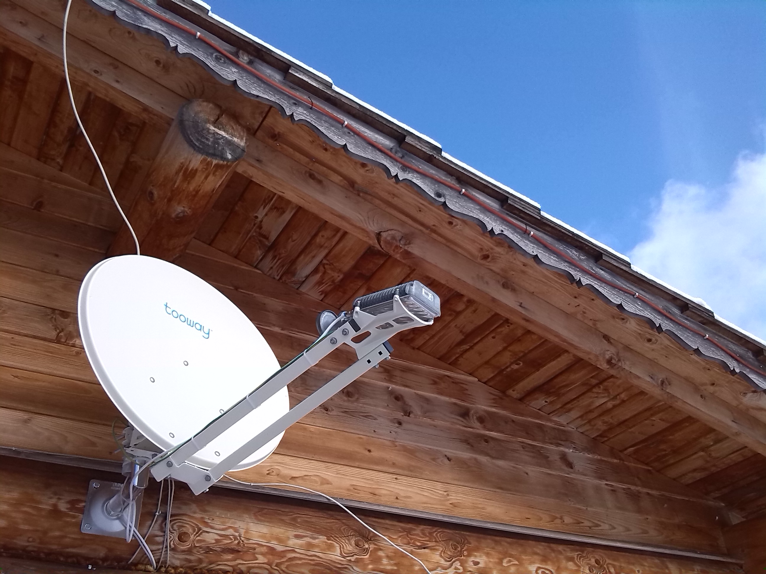 Przykładowa realizacja instalacji internetowej anteny satelitarnej